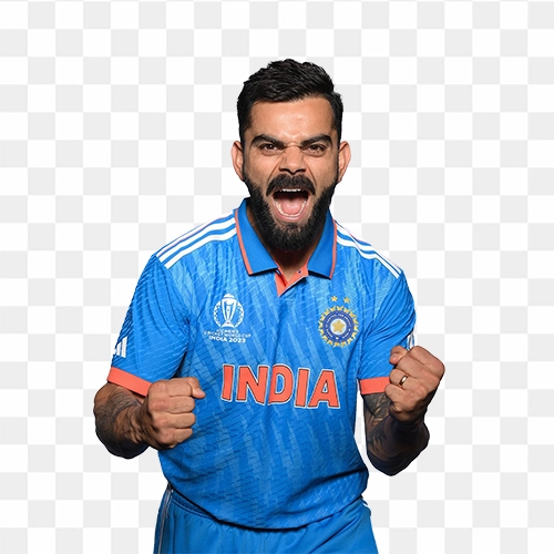 Virat Kohli Indian cricketer PNG photo